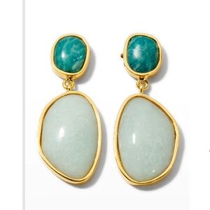 Lizzie Fortunato Concha Succulent Earrings NWT